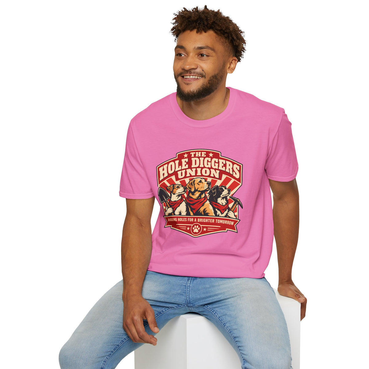 The Hole Diggers Union - Supersoft Unisex T-shirt