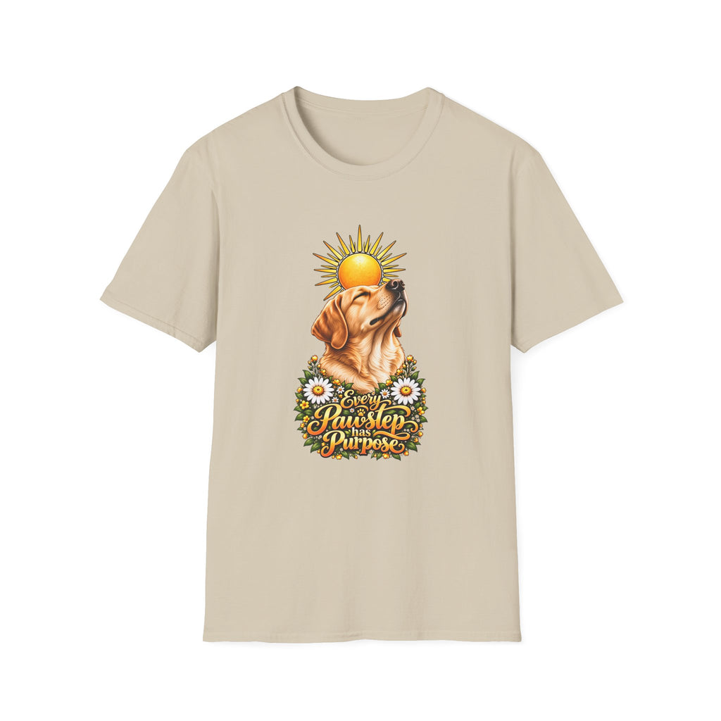 Every Pawstep Has Purpose - Labrador - Supersoft Unisex T-shirt