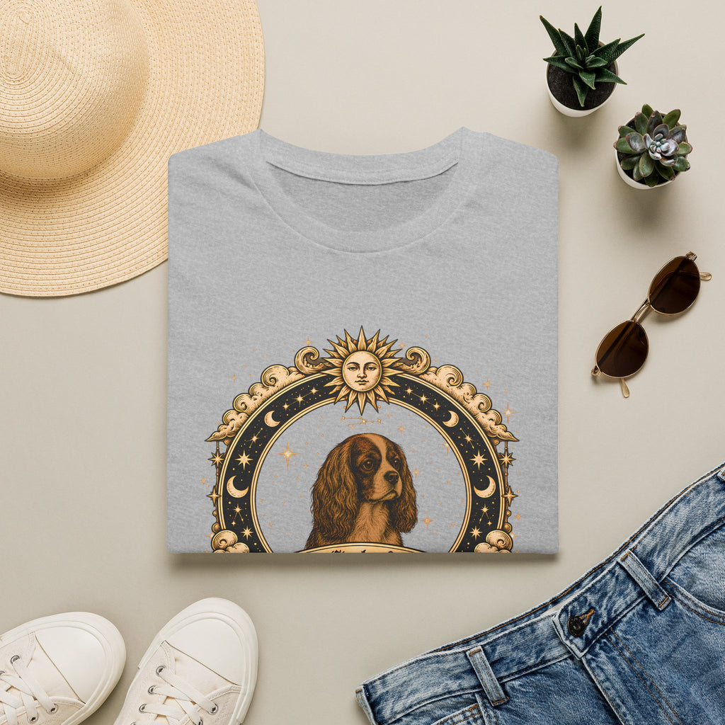 Zodiac Taurus King Charles Spaniel - Dog Horoscope Star Sign - Supersoft Unisex Funny T-shirt