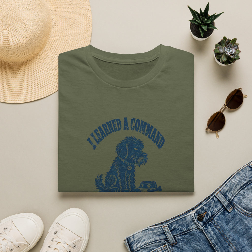 Grumpy Dog - I Learned a Command Then Ignored It –  Supersoft Unisex T-Shirt