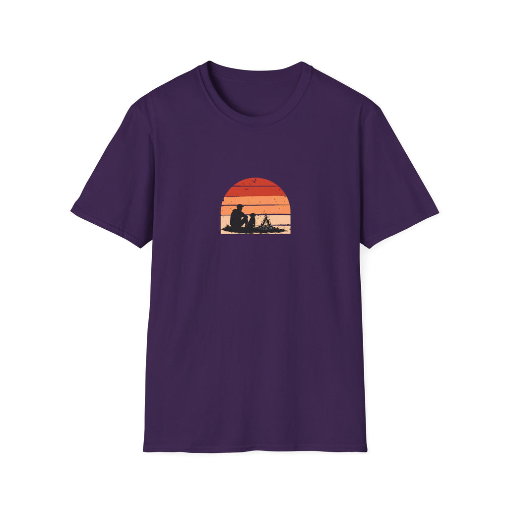 Campfire, Dog & Absolutely Nowhere Else to Be –  Supersoft Unisex T-Shirt
