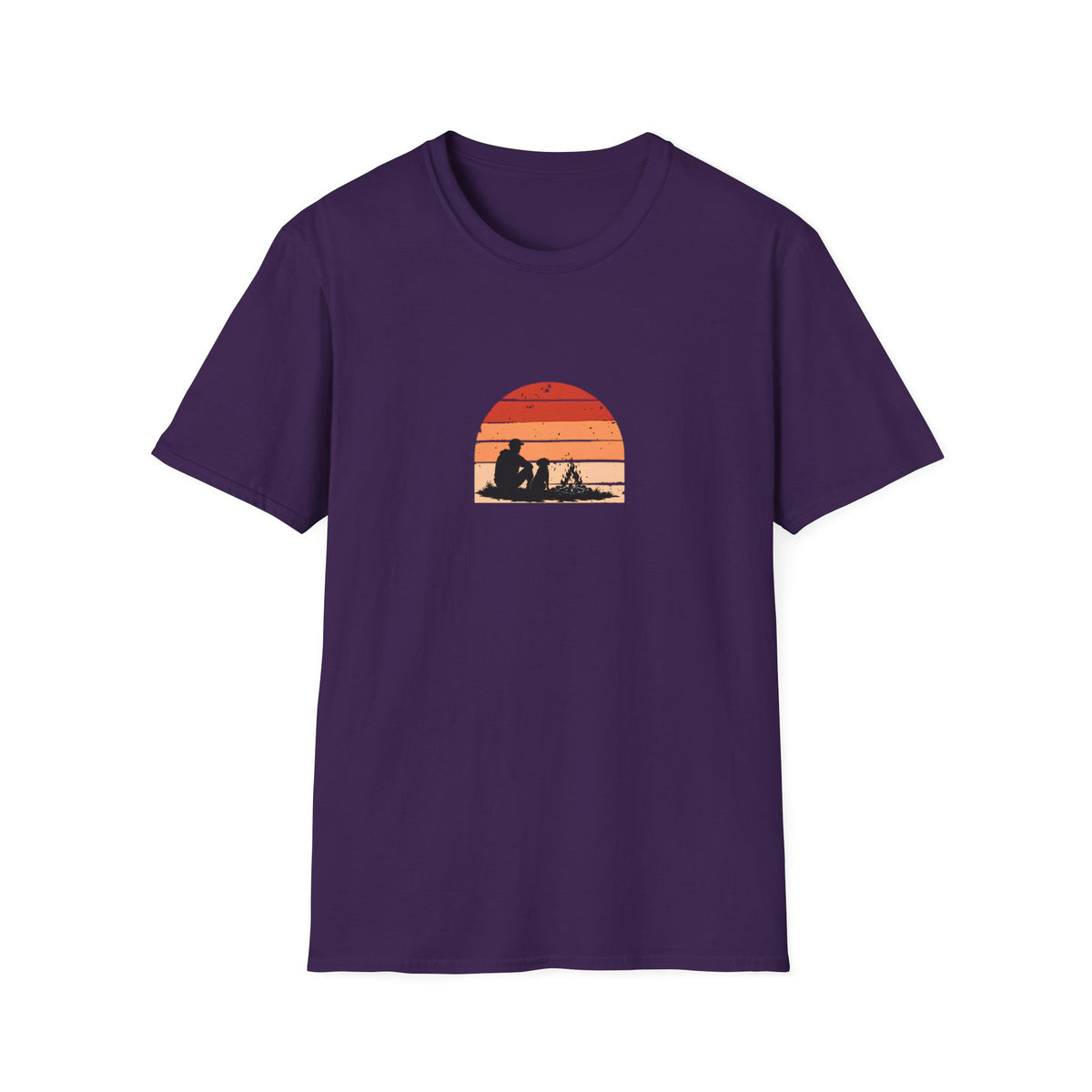 Campfire, Dog & Absolutely Nowhere Else to Be –  Supersoft Unisex T-Shirt