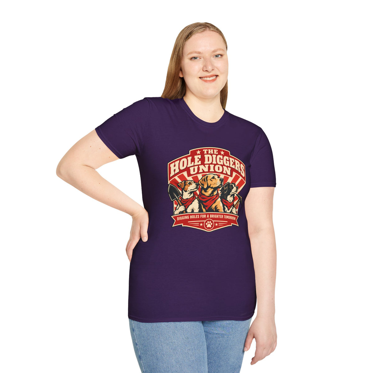 The Hole Diggers Union - Supersoft Unisex T-shirt