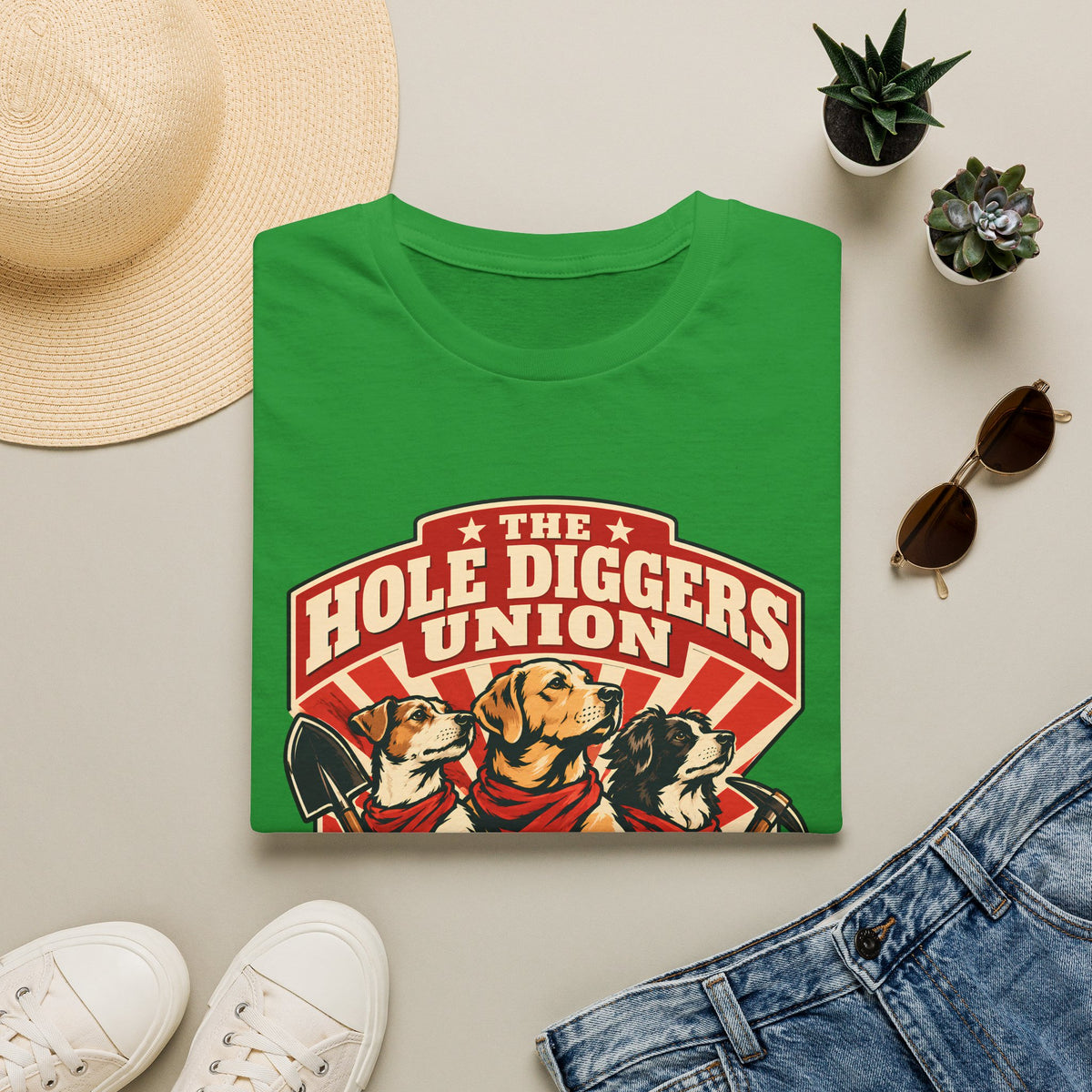 The Hole Diggers Union - Supersoft Unisex T-shirt