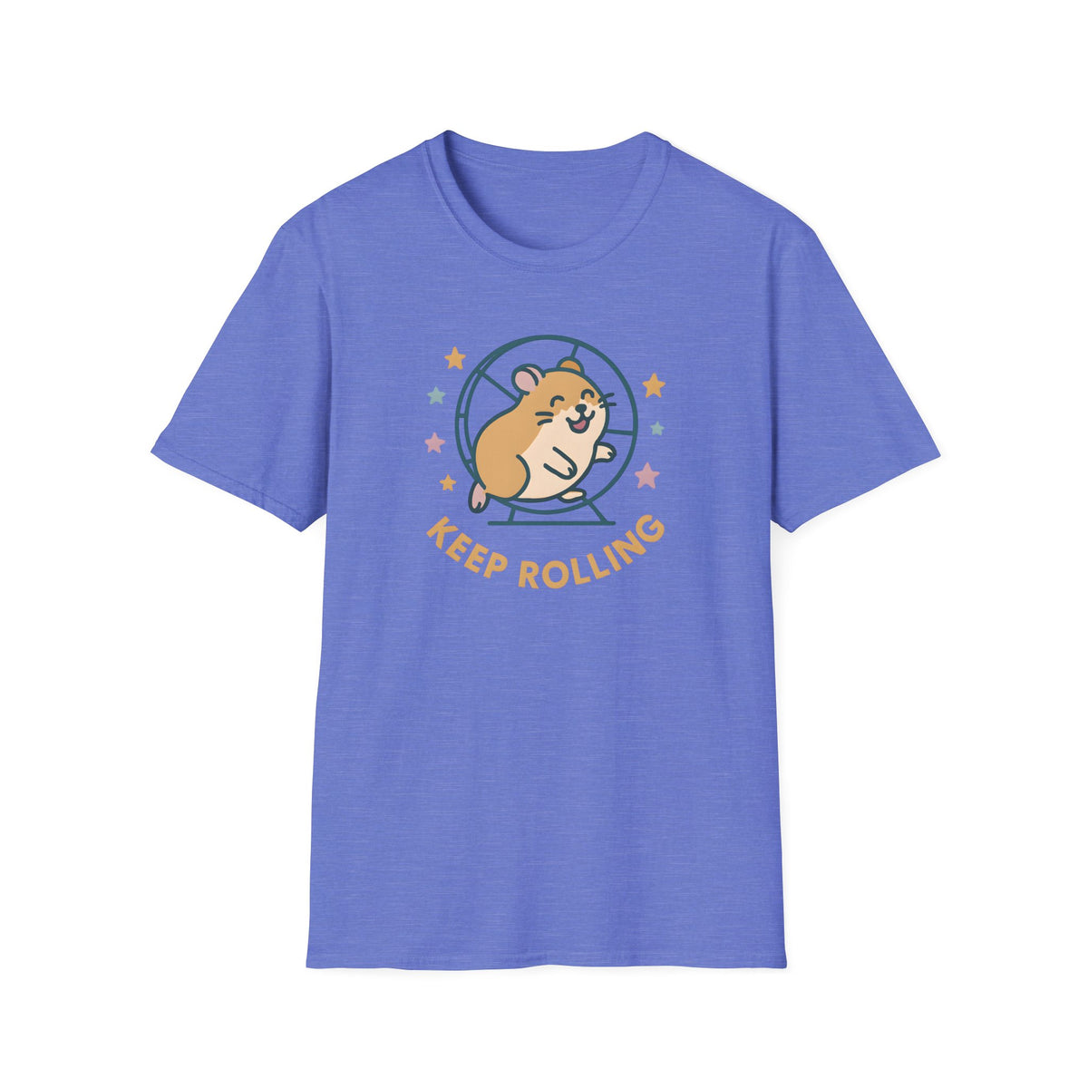 Keep Rolling Hamster –  Supersoft Unisex T-Shirt