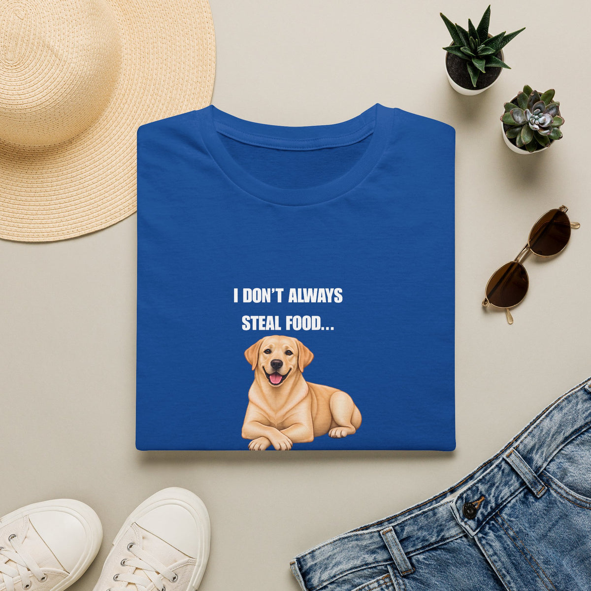 I Don’t Always Steal Food...But When I Do, I Regret Nothing - Labrador Supersoft Unisex T-Shirt