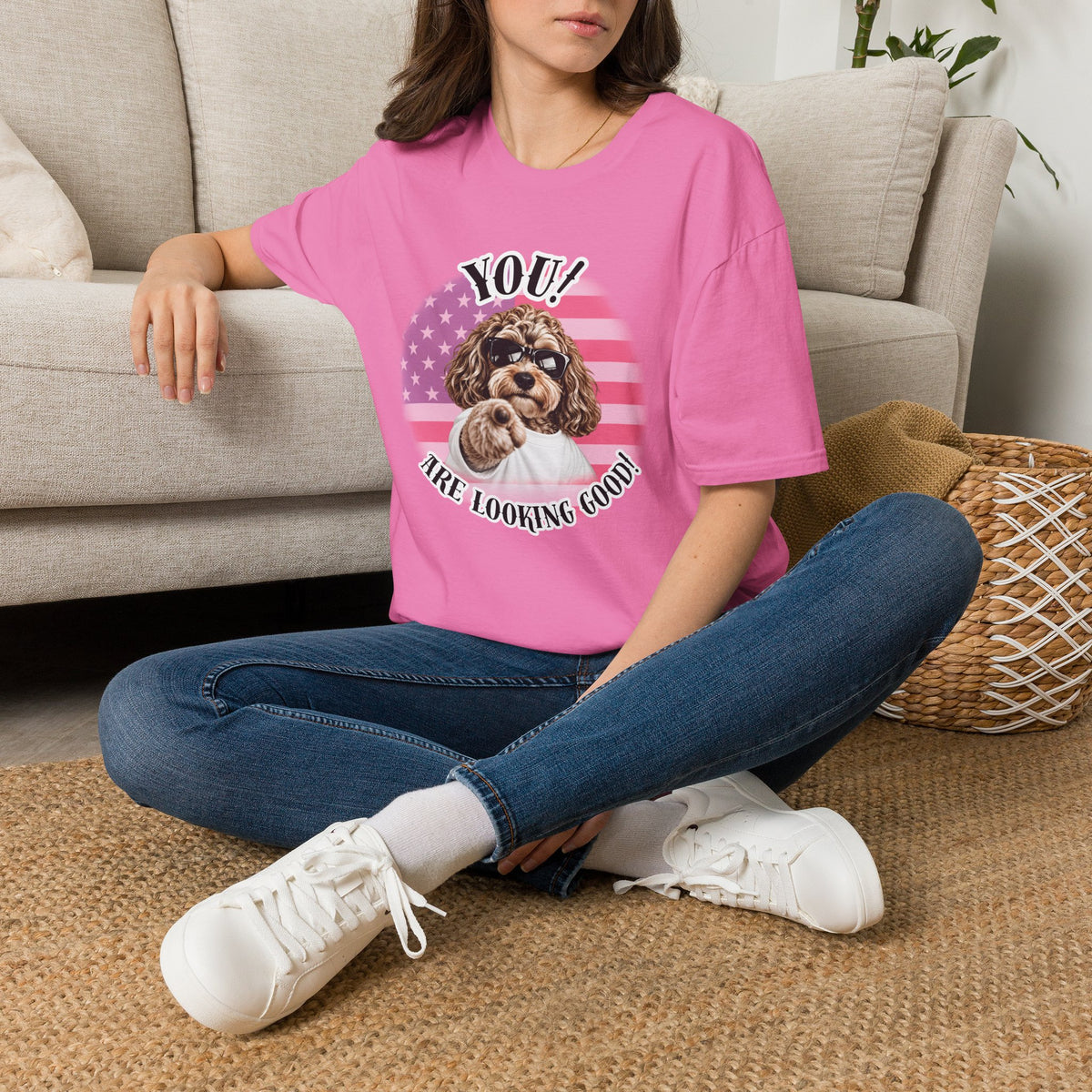 YOU!...Are Looking Good! – Cockapoo - Supersoft Unisex T-shirt