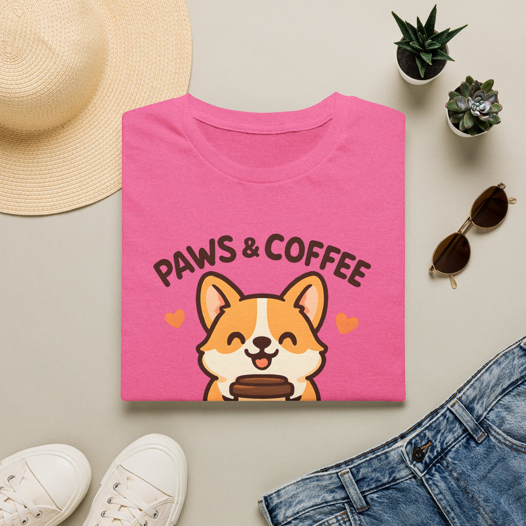 Paws and Coffee –  Supersoft Unisex T-Shirt