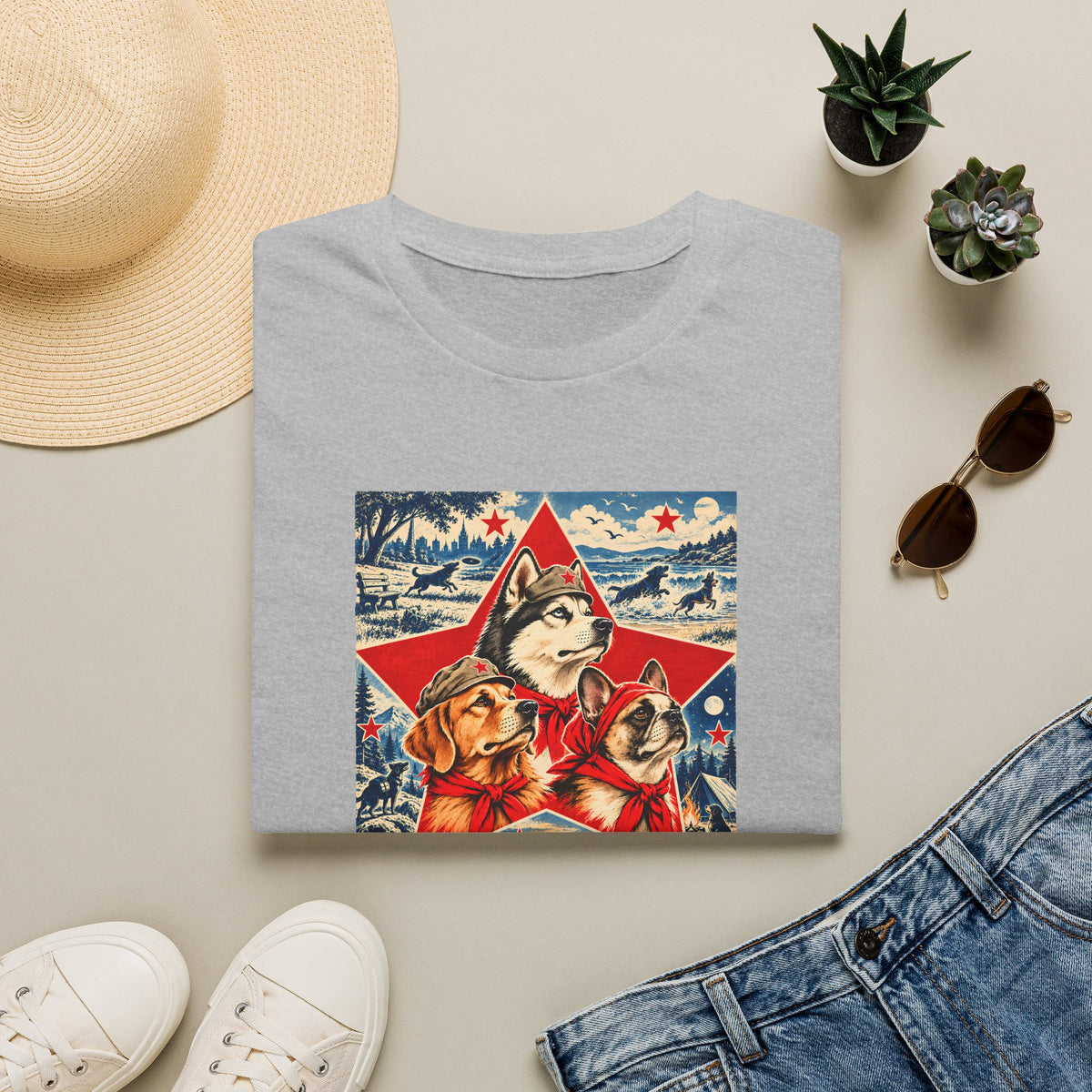 Dig for Victory, Comrade! – The Great Canine Revolution - Supersoft Unisex T-shirt