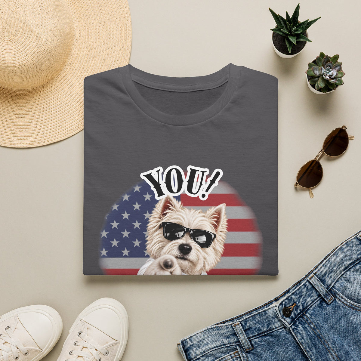 YOU!...Stay Cool! – West Highland Terrier - Supersoft Unisex T-shirt