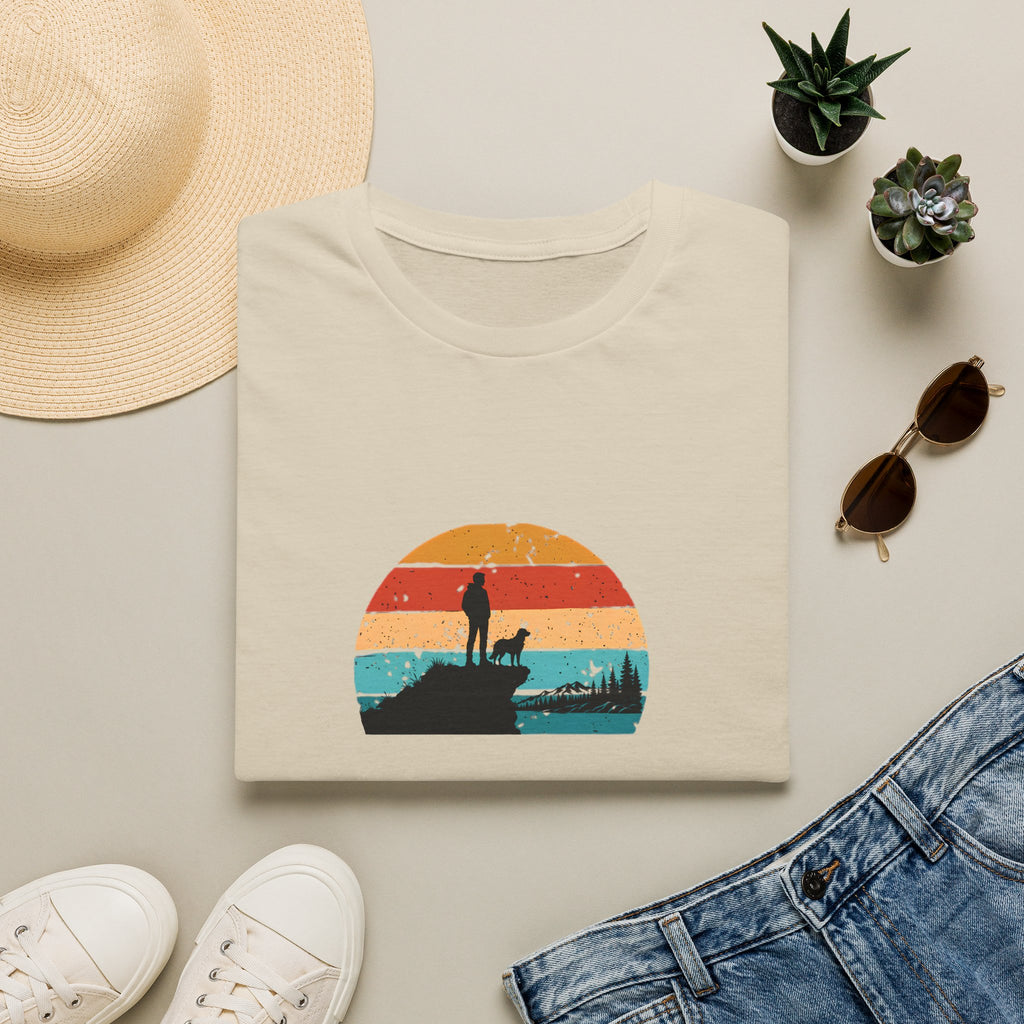 The Best View Comes With a Dog –  Supersoft Unisex T-Shirt