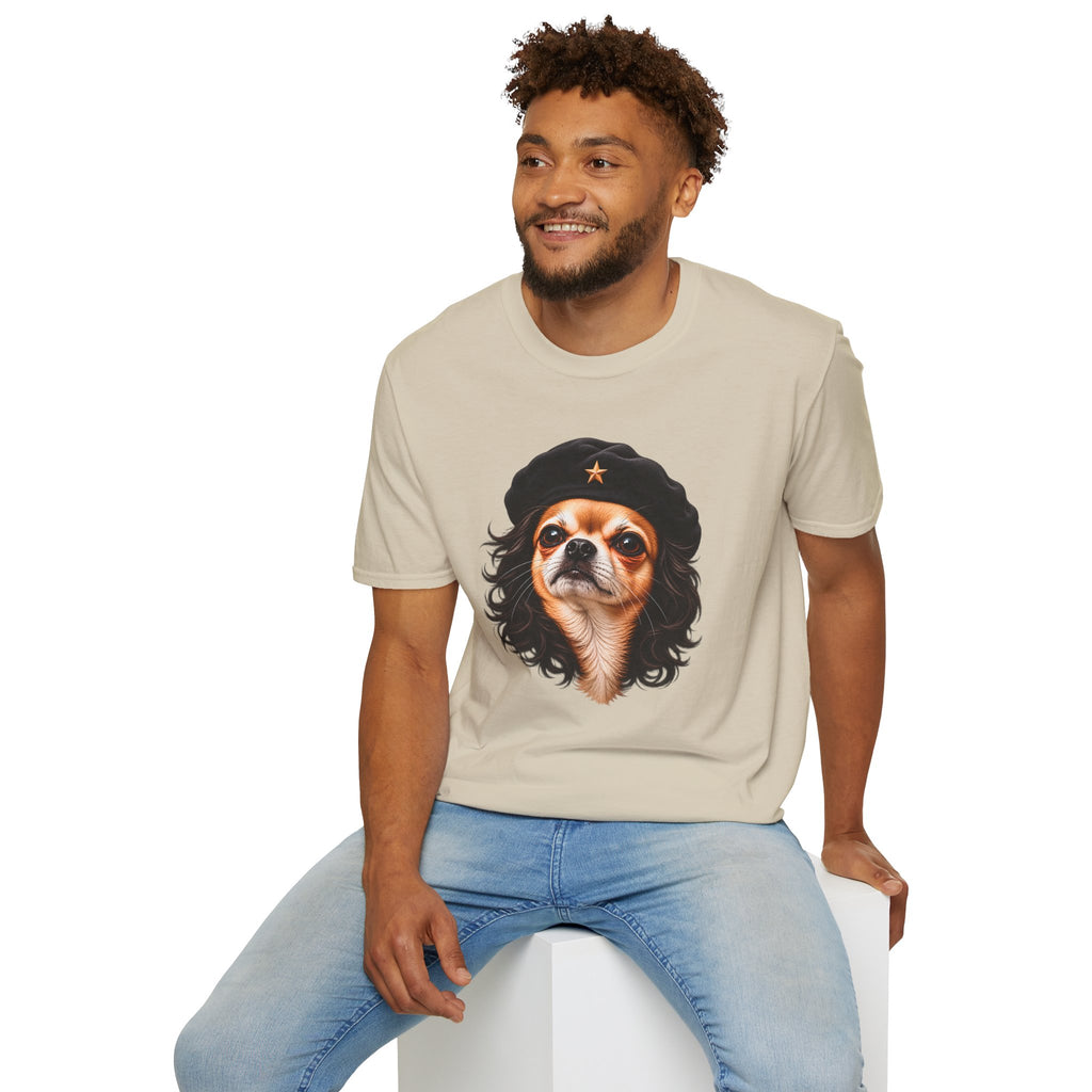 Chih Guevara – Small Dog, Big Revolution! - Supersoft Unisex T-shirt