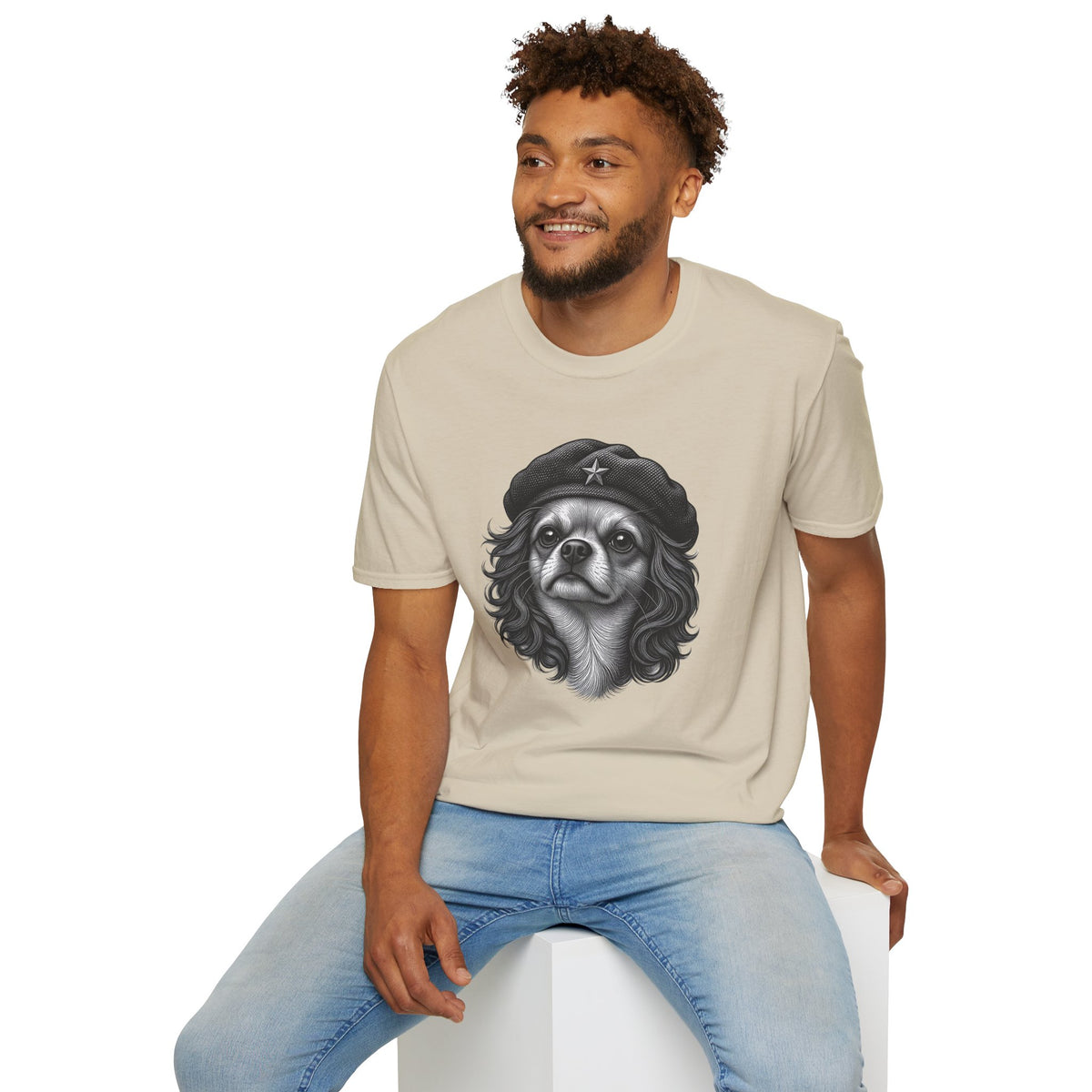 Chih Guevara – The Face of the Pawvolution! - Supersoft Unisex T-shirt