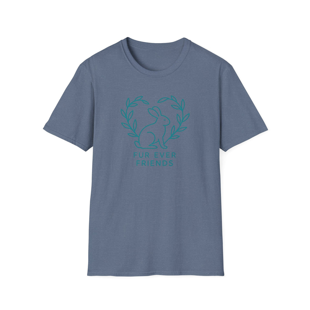 Bunny with Laurel Wreath –  Supersoft Unisex T-Shirt