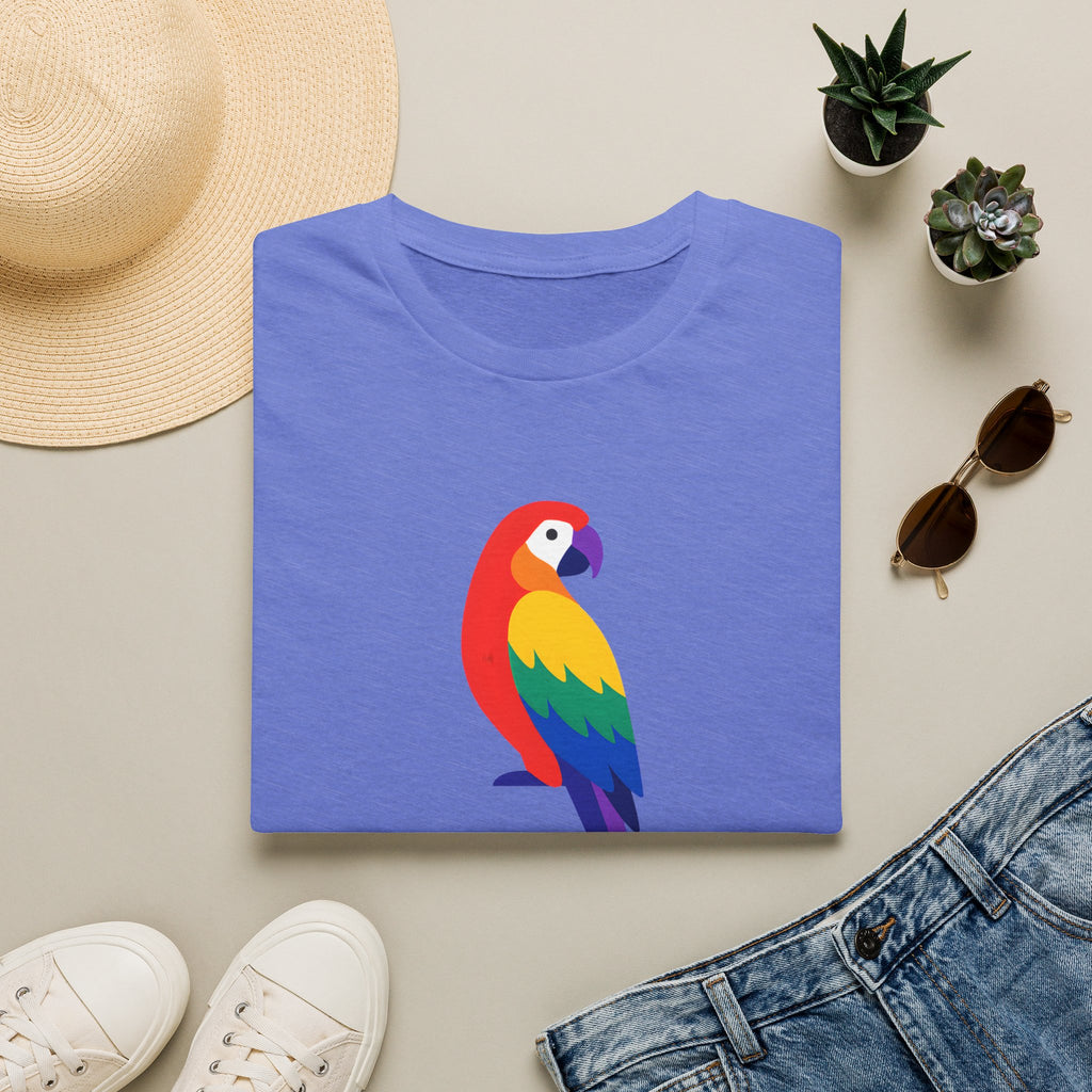 Colorful Parrot Pop Art –  Supersoft Unisex T-Shirt