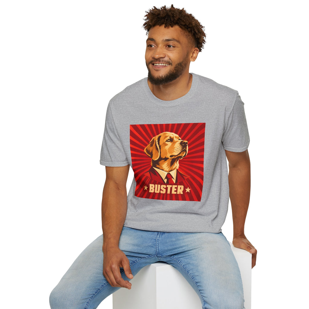 First Comrade Buster – Supreme Leader of the Biscuit Revolution - Supersoft Unisex T-shirt