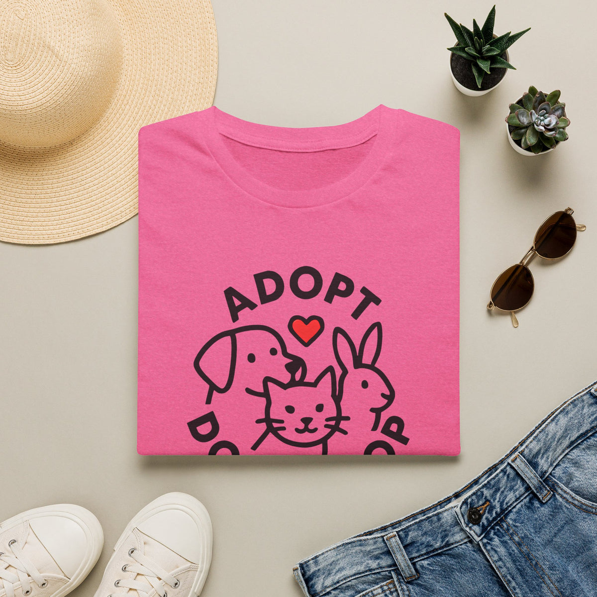 Adopt Don't Shop –  Supersoft Unisex T-Shirt