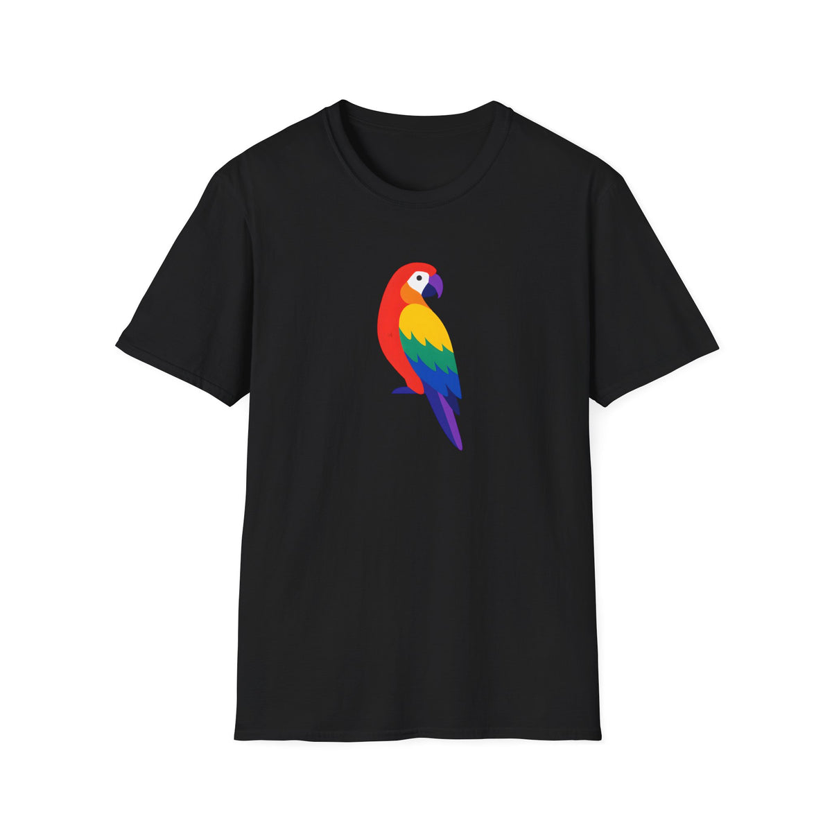 Colorful Parrot Pop Art –  Supersoft Unisex T-Shirt