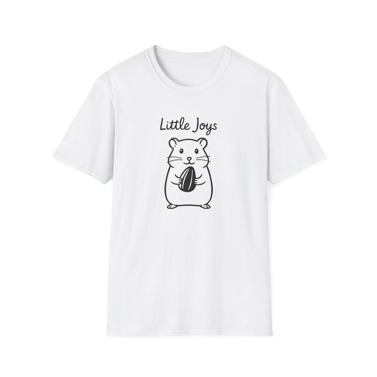 Hamster Silhouette –  Supersoft Unisex T-Shirt
