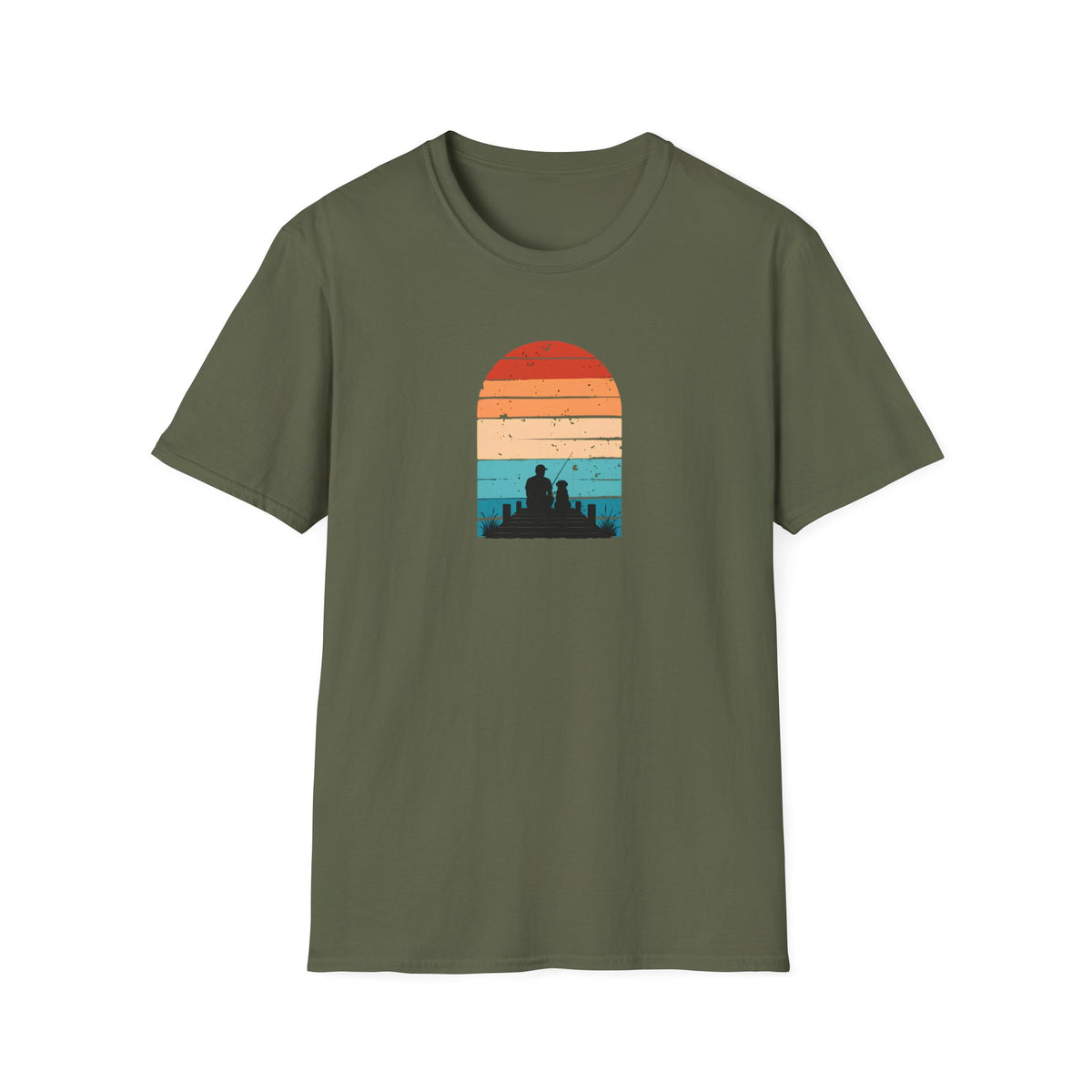 Just Me, My Dog & the Water –  Supersoft Unisex T-Shirt