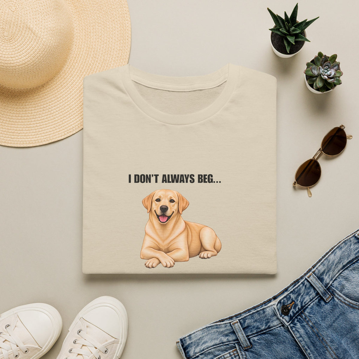 I Don’t Always Beg...But When I Do, I Use My Saddest Eyes - Labrador Supersoft Unisex T-Shirt