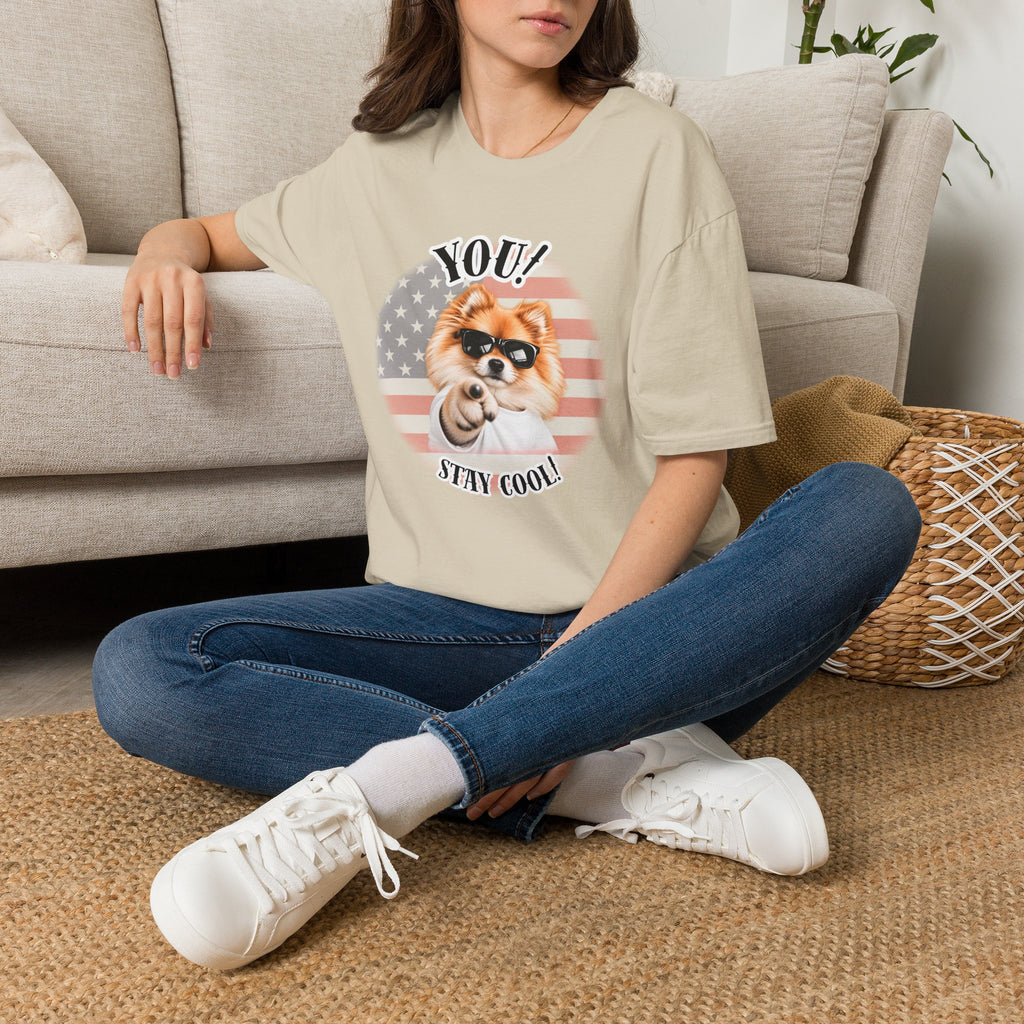 YOU!...Stay Cool! – Pomeranian - Supersoft Unisex T-shirt