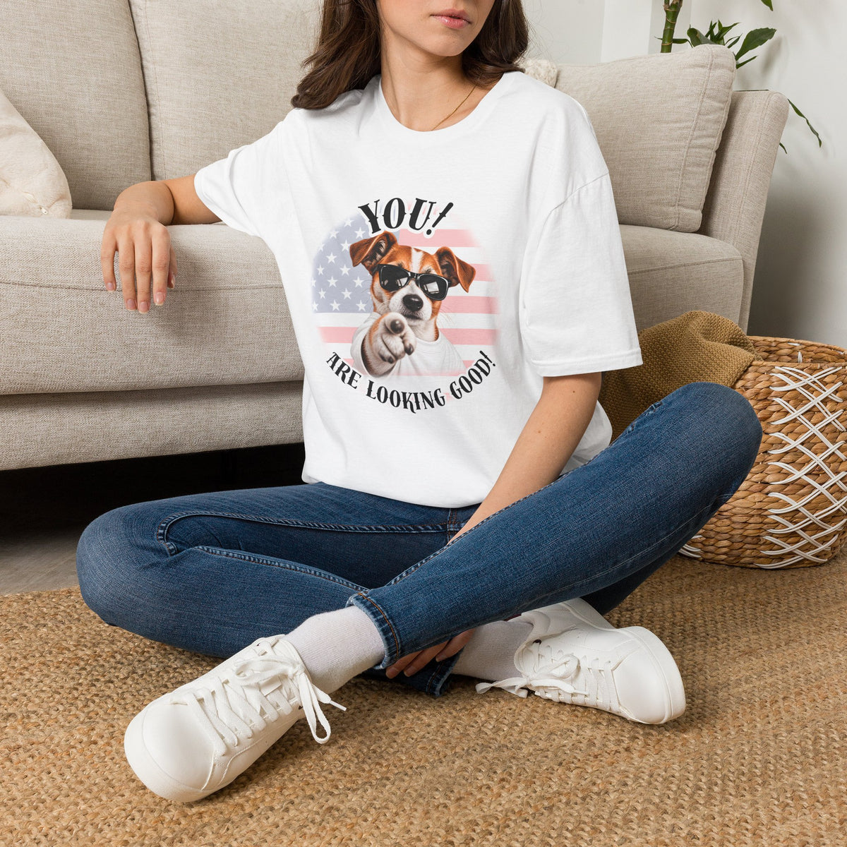 YOU!...Are Looking Good! – Jack Russell - Supersoft Unisex T-shirt