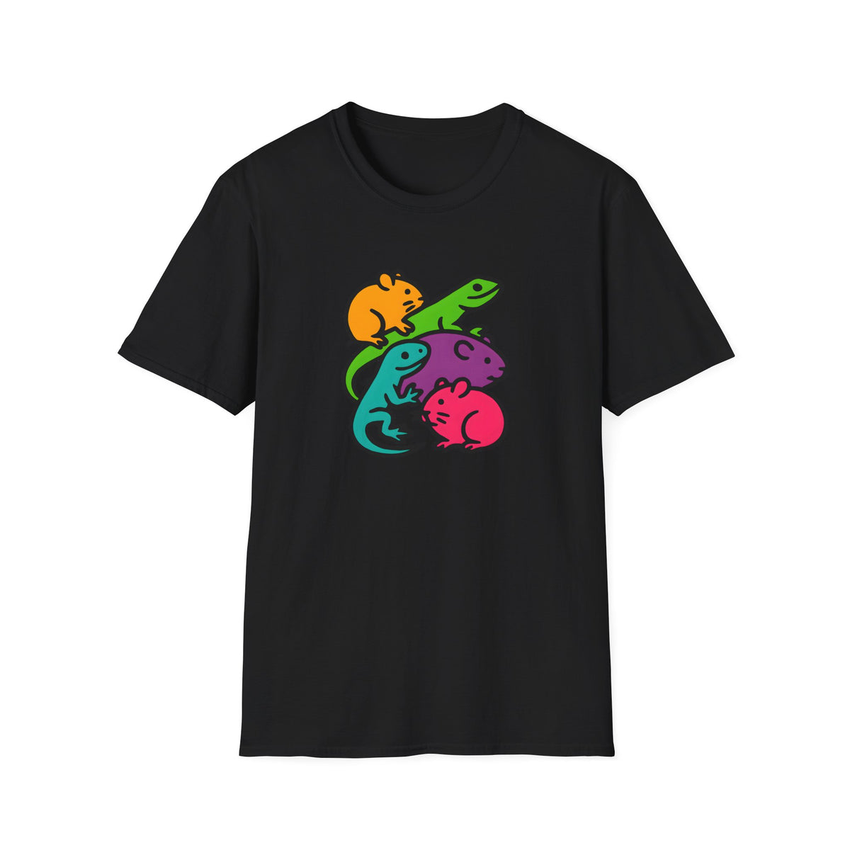 Colourful Animals –  Supersoft Unisex T-Shirt