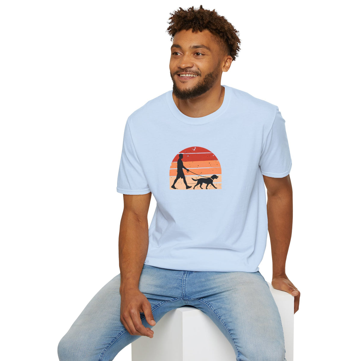 Walkies...Dog in Charge–  Supersoft Unisex T-Shirt