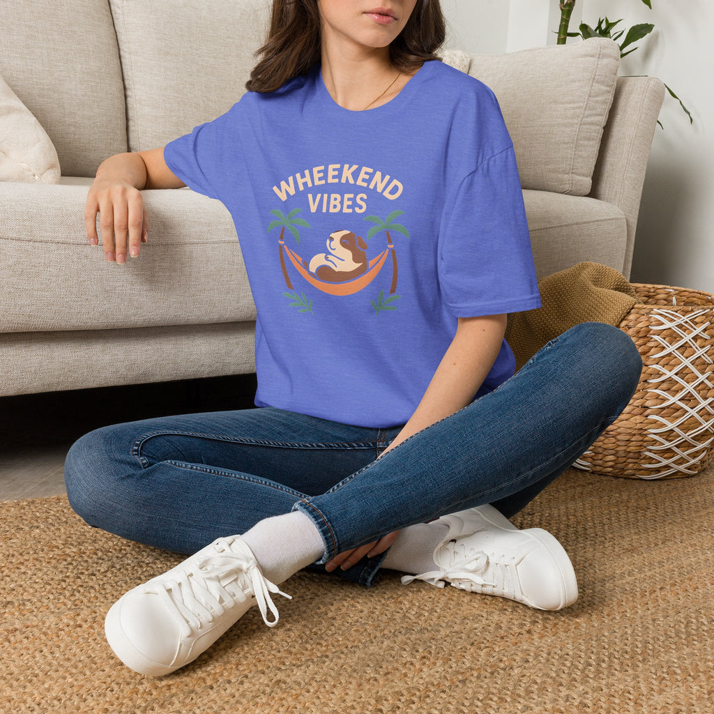 Wheekend Vibes Guinea Pig – Supersoft Unisex T-Shirt