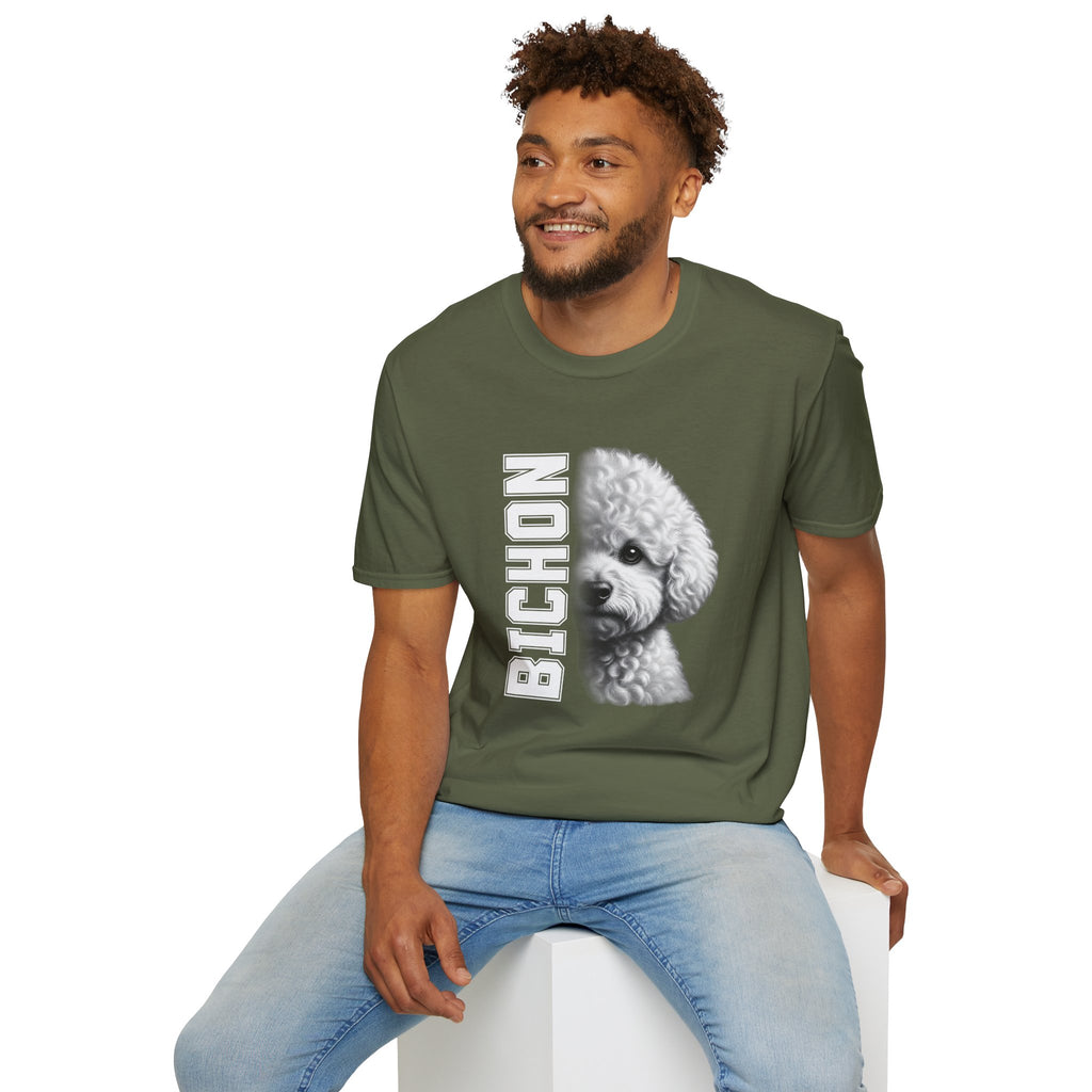 Bichon Frise On Duty - Supersoft Unisex T-shirt