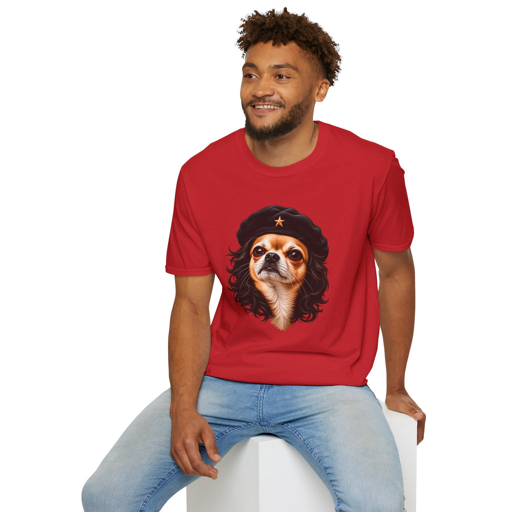 Chih Guevara – Small Dog, Big Revolution! - Supersoft Unisex T-shirt