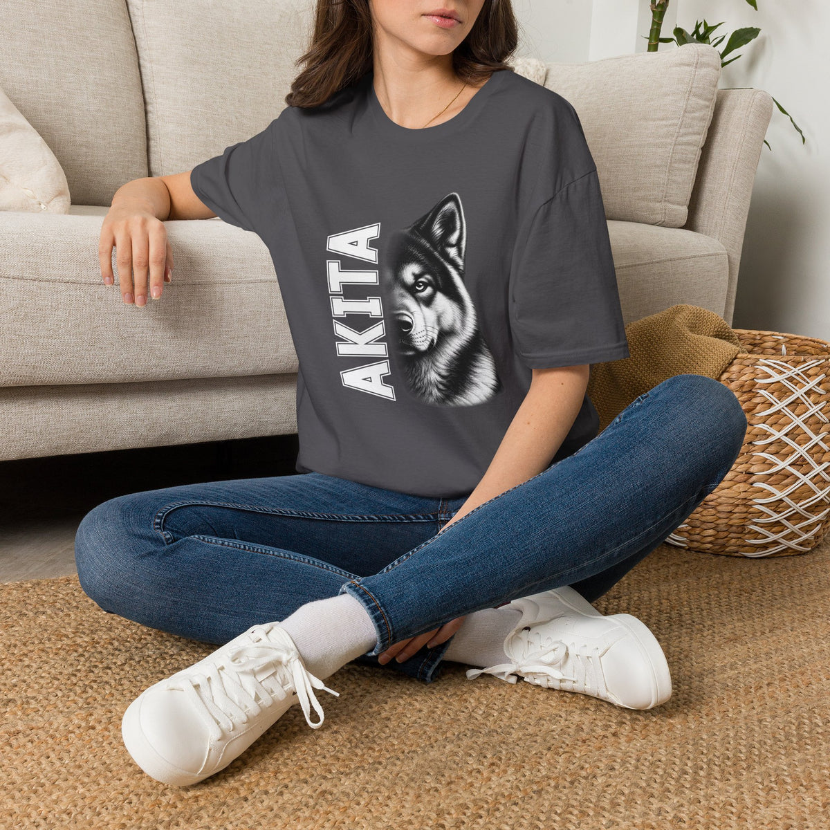 Akita On Duty - Supersoft Unisex T-shirt