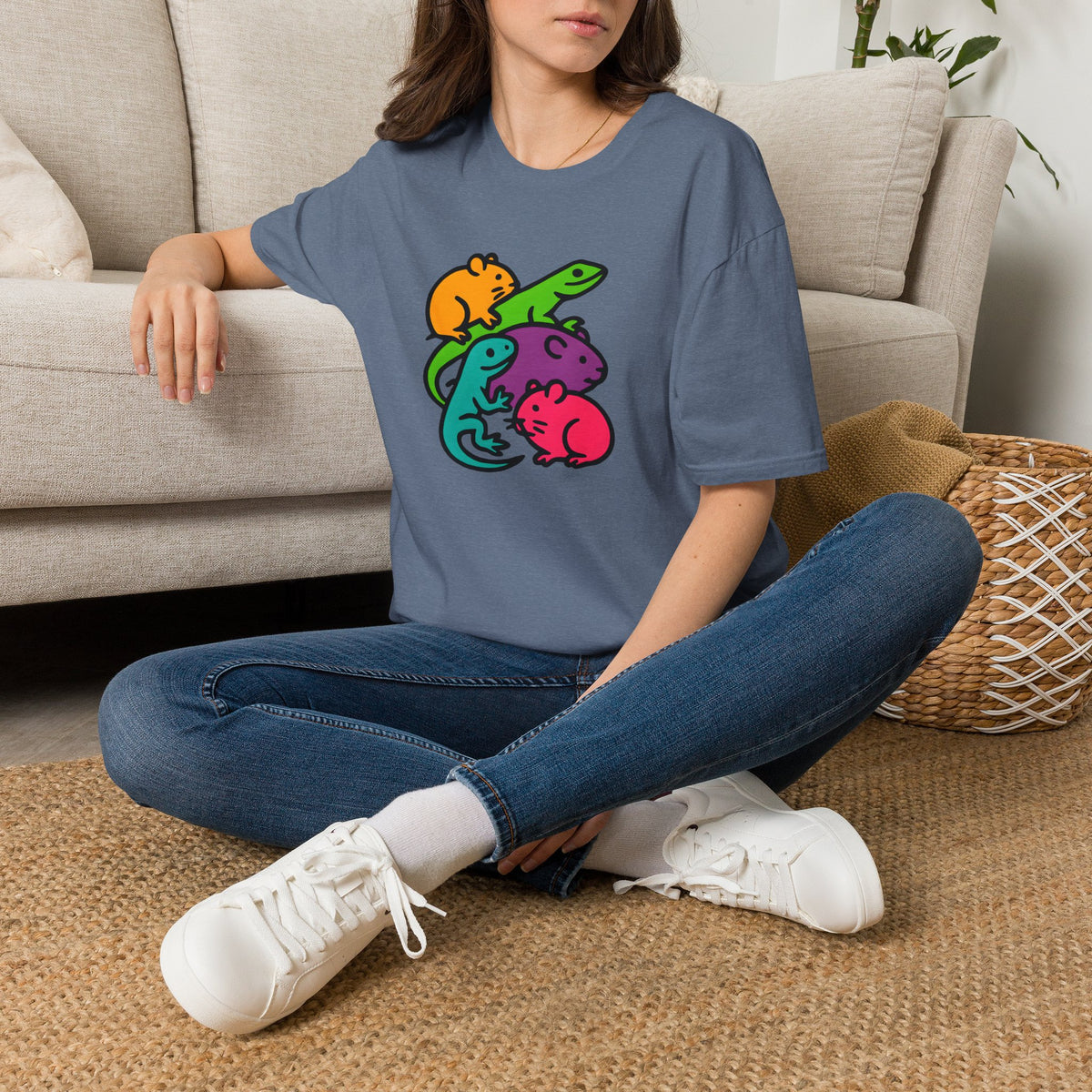 Colourful Animals –  Supersoft Unisex T-Shirt