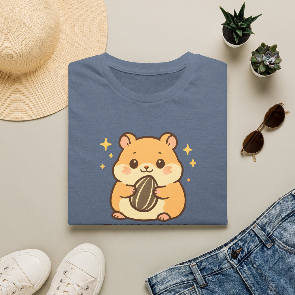 Tiny Paws, Big Love Hamster Cute Kawaii –  Supersoft Unisex T-Shirt
