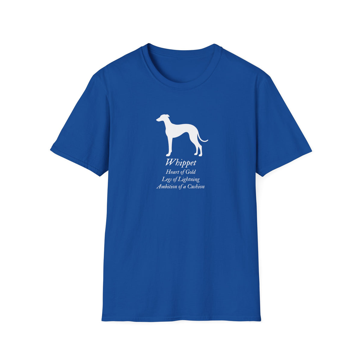 Heart of a Lion - Whippet – Supersoft Unisex T-Shirt