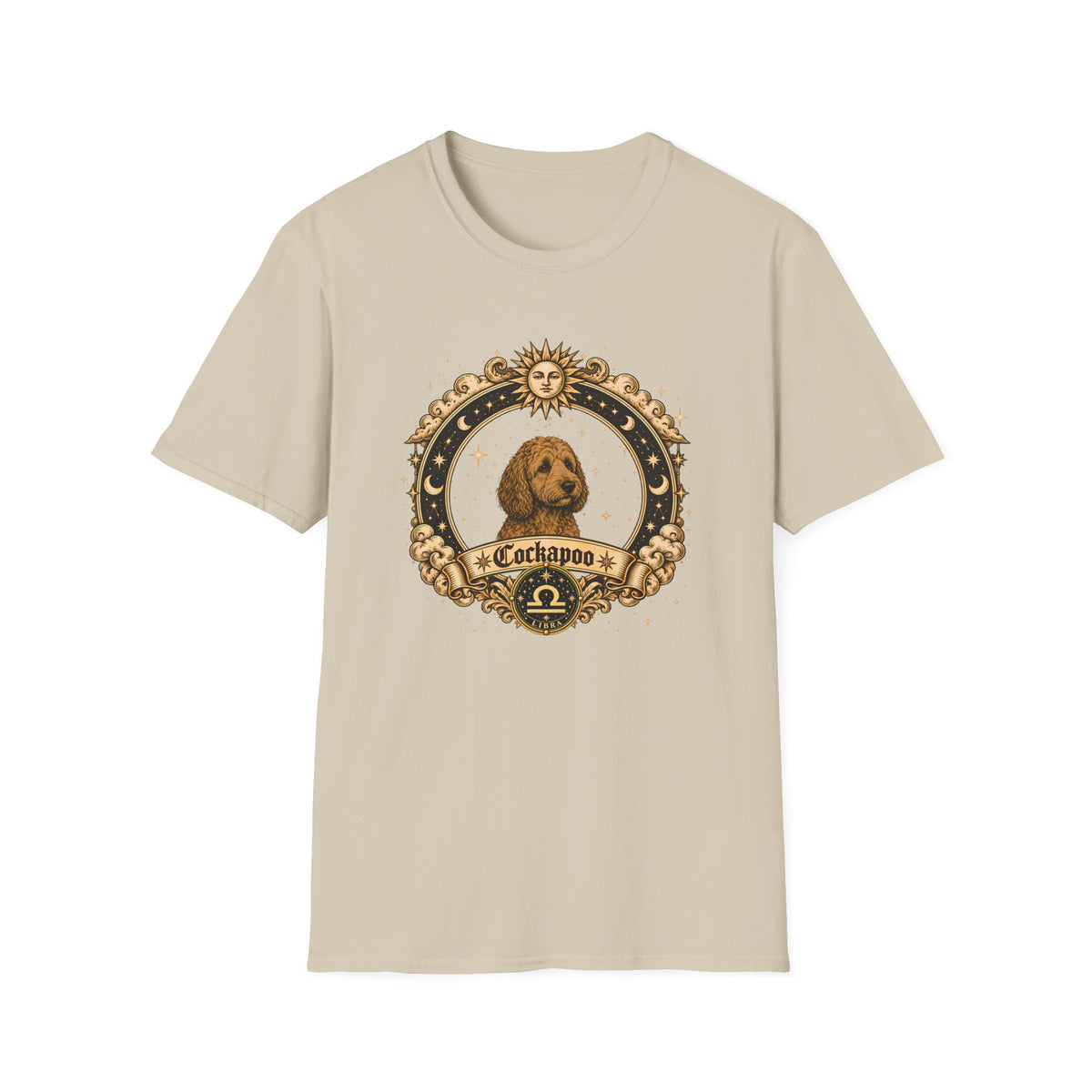 Zodiac Libra Cockapoo - Dog Horoscope Star Sign - Supersoft Unisex T-shirt