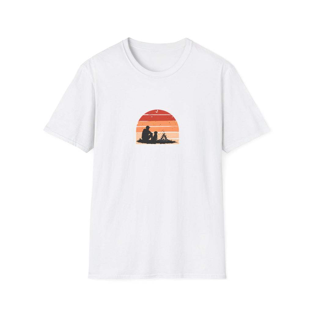 Campfire, Dog & Absolutely Nowhere Else to Be –  Supersoft Unisex T-Shirt