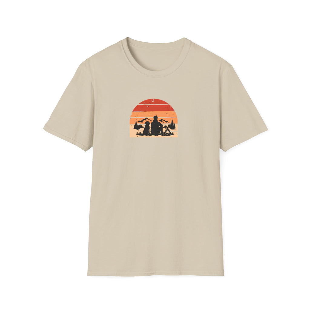 Campfires, Mountains & My Best Friend –  Supersoft Unisex T-Shirt