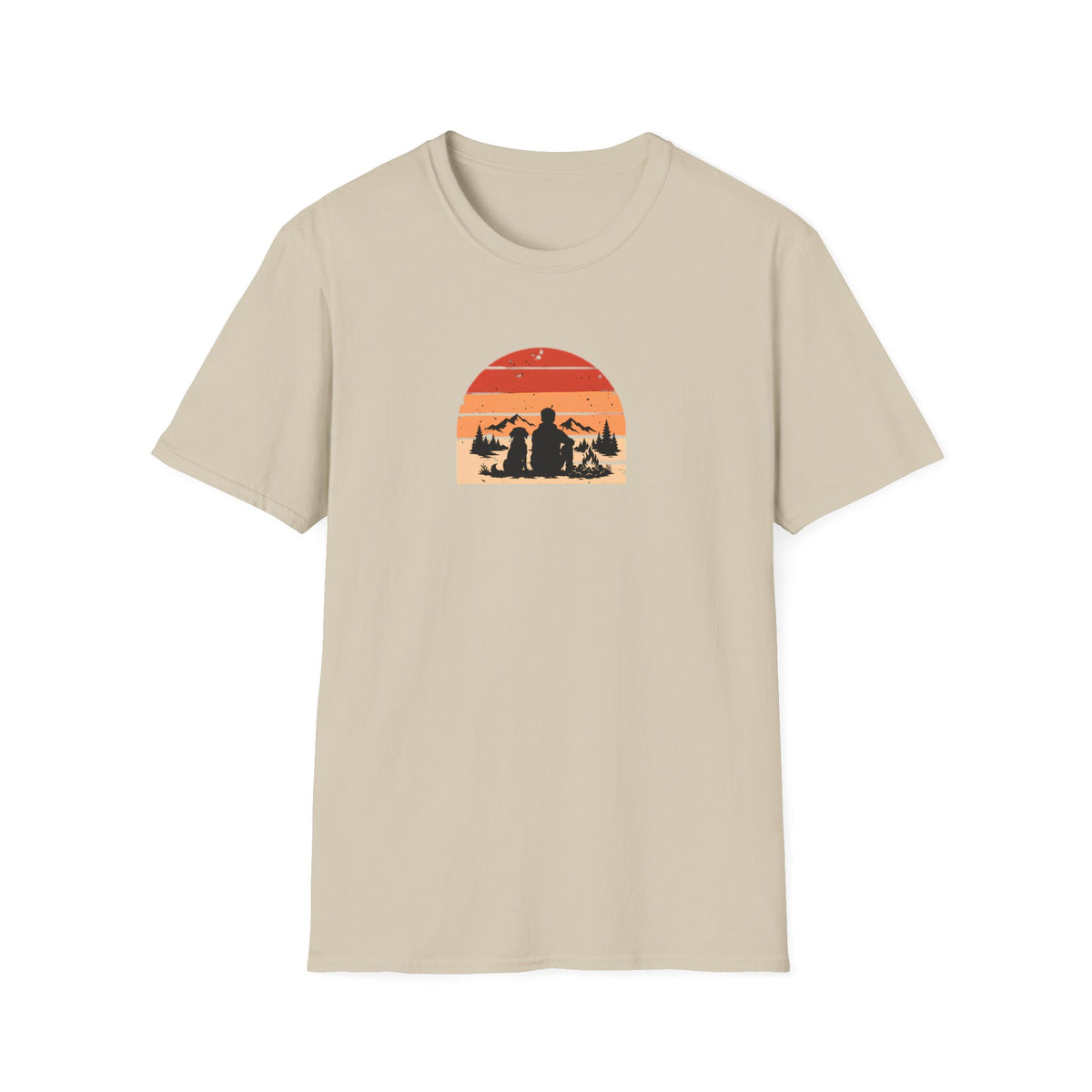 Campfires, Mountains & My Best Friend –  Supersoft Unisex T-Shirt