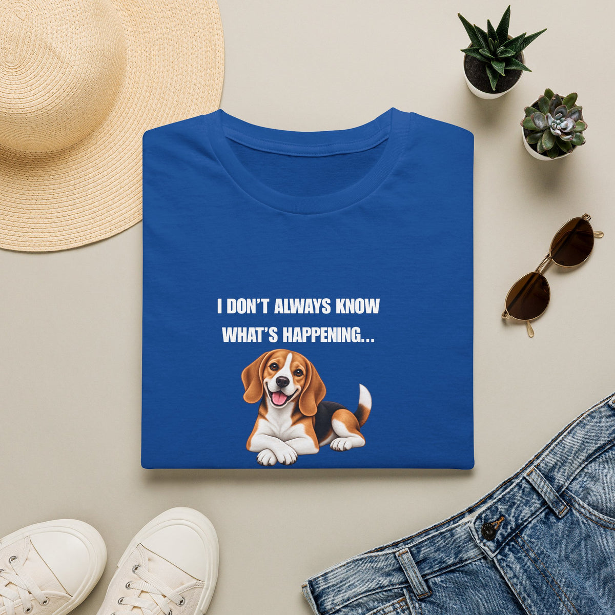 I Don’t Always Know What’s Happening...But When I Do, I’m Still Confused - Beagle Supersoft Unisex T-Shirt