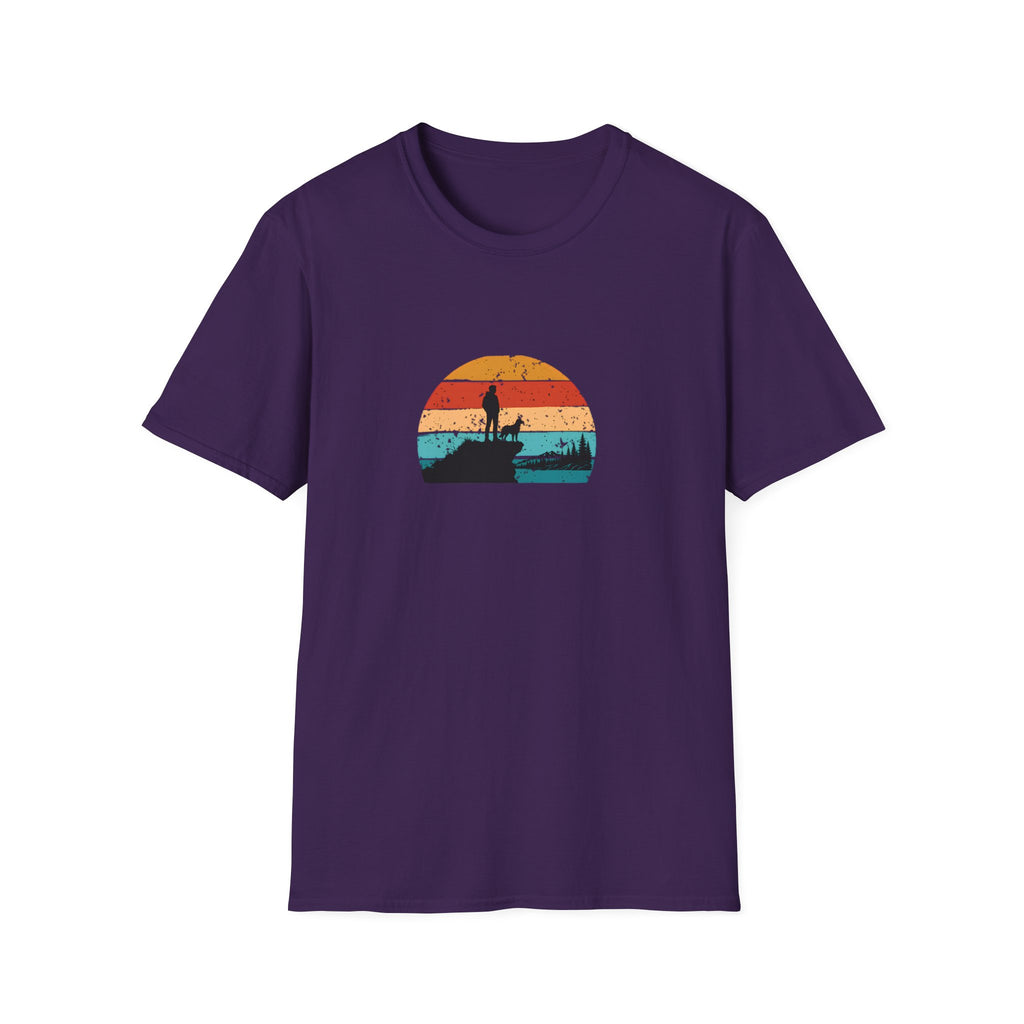 The Best View Comes With a Dog –  Supersoft Unisex T-Shirt