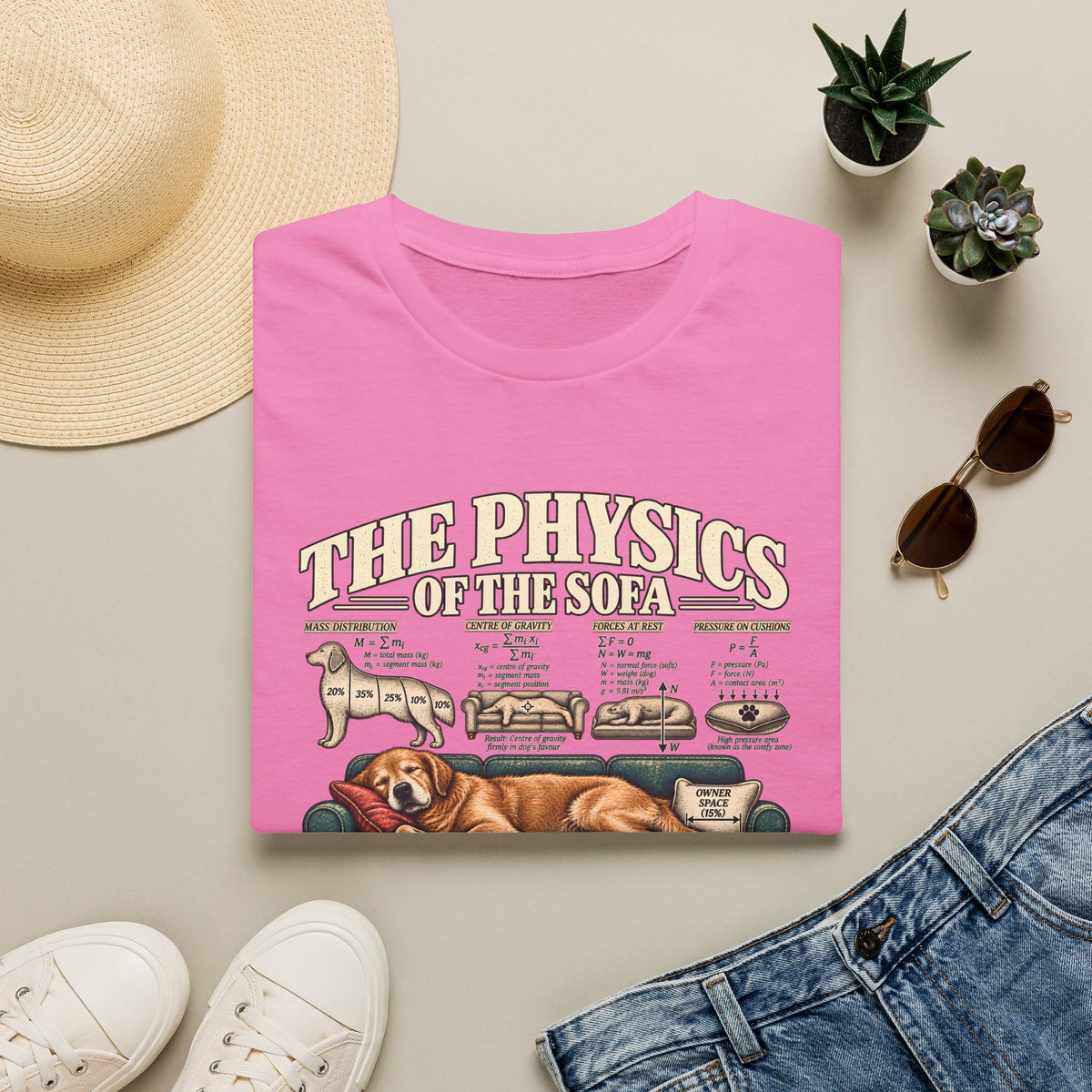 The Physics of the Sofa T-Shirt –  Supersoft Unisex T-Shirt
