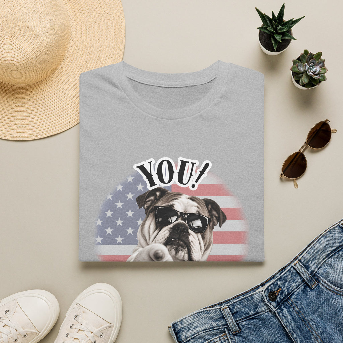 YOU!...Stay Cool! – British Bulldog - Supersoft Unisex T-shirt