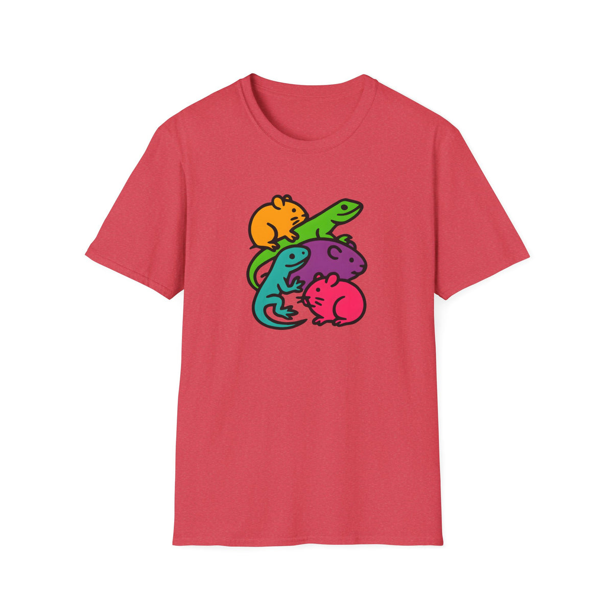 Colourful Animals –  Supersoft Unisex T-Shirt