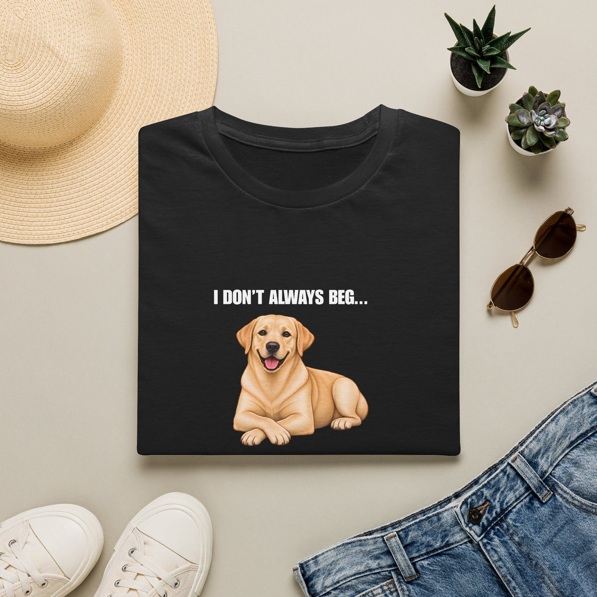 I Don’t Always Beg...But When I Do, I Use My Saddest Eyes - Labrador Supersoft Unisex T-Shirt