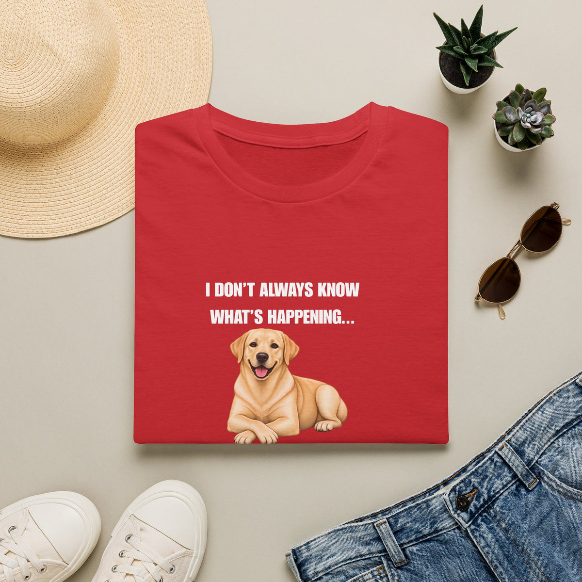 I Don’t Always Know What’s Happening...But When I Do, I’m Still Confused - Labrador Supersoft Unisex T-Shirt
