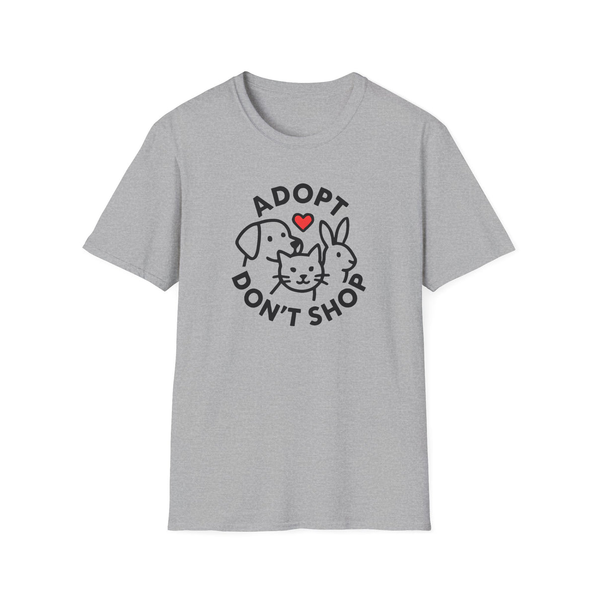 Adopt Don't Shop –  Supersoft Unisex T-Shirt