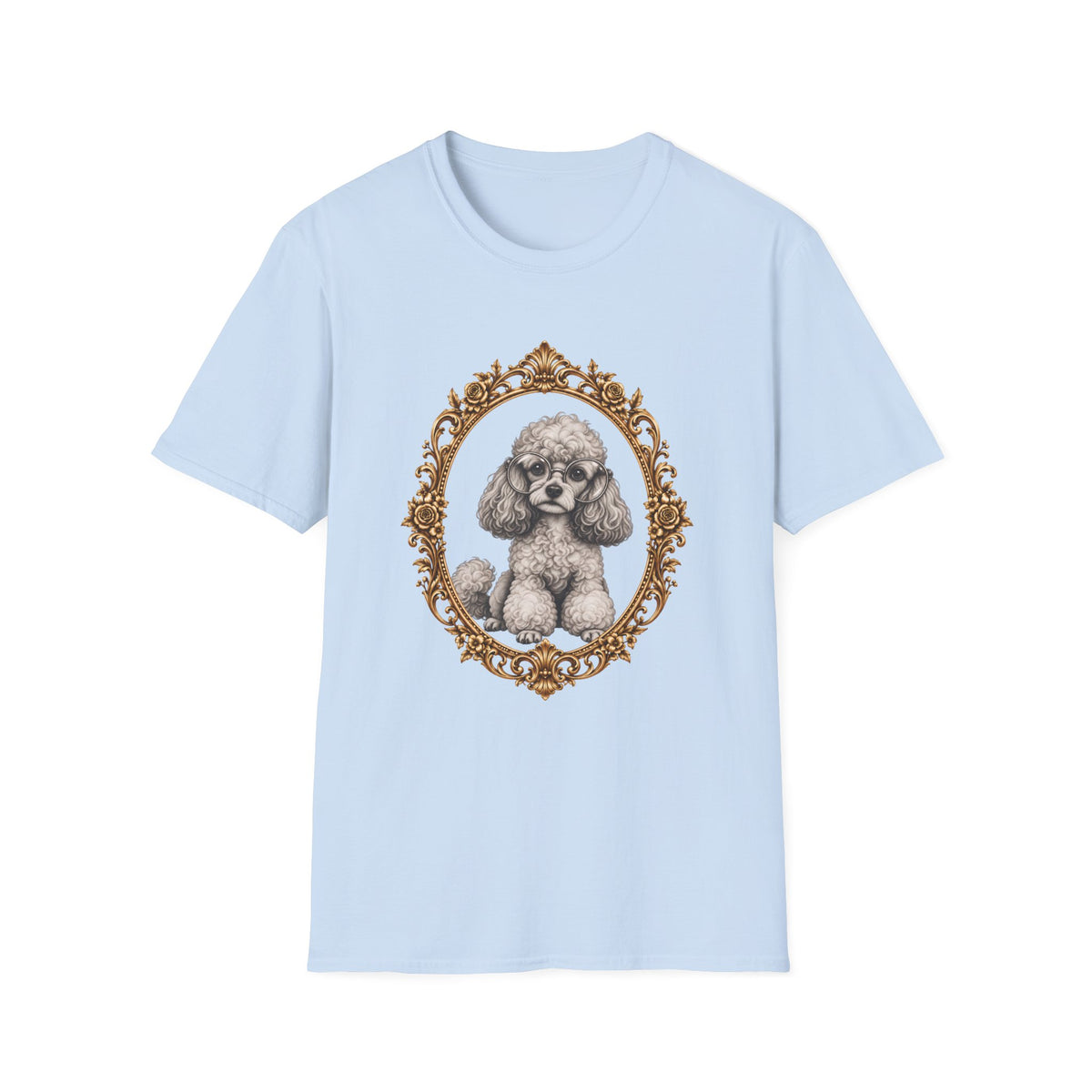 The Esteemed Lady Pawsworth – Poodle - Supersoft Unisex T-shirt