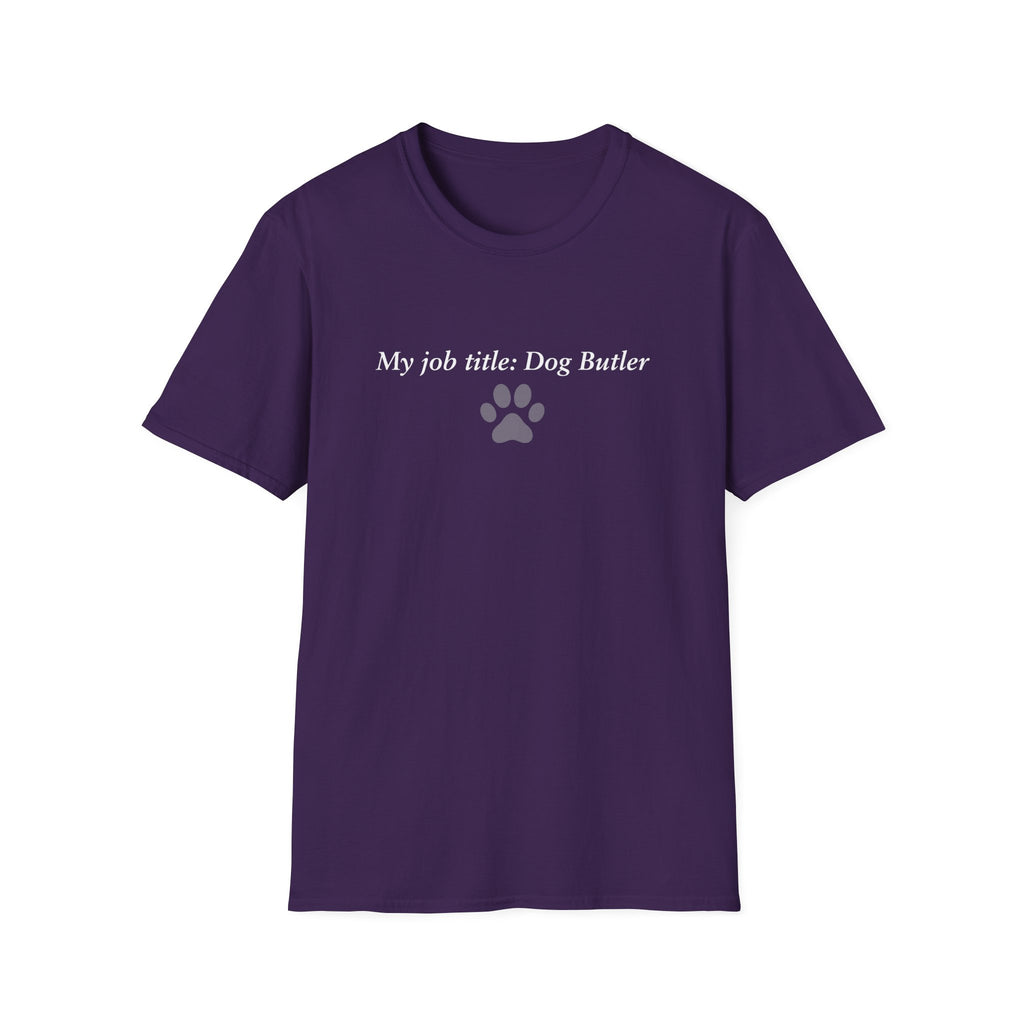 Adopted & Adored – Dog Butler –  Supersoft Unisex T-Shirt